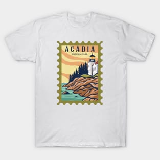 Acadia National Park Stamp T-Shirt